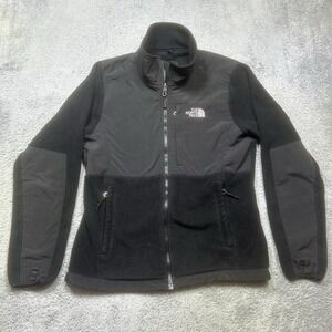 The North Face Denali Jacket Womens M Black Fleece‎ Polartec Full Zip Outdoor